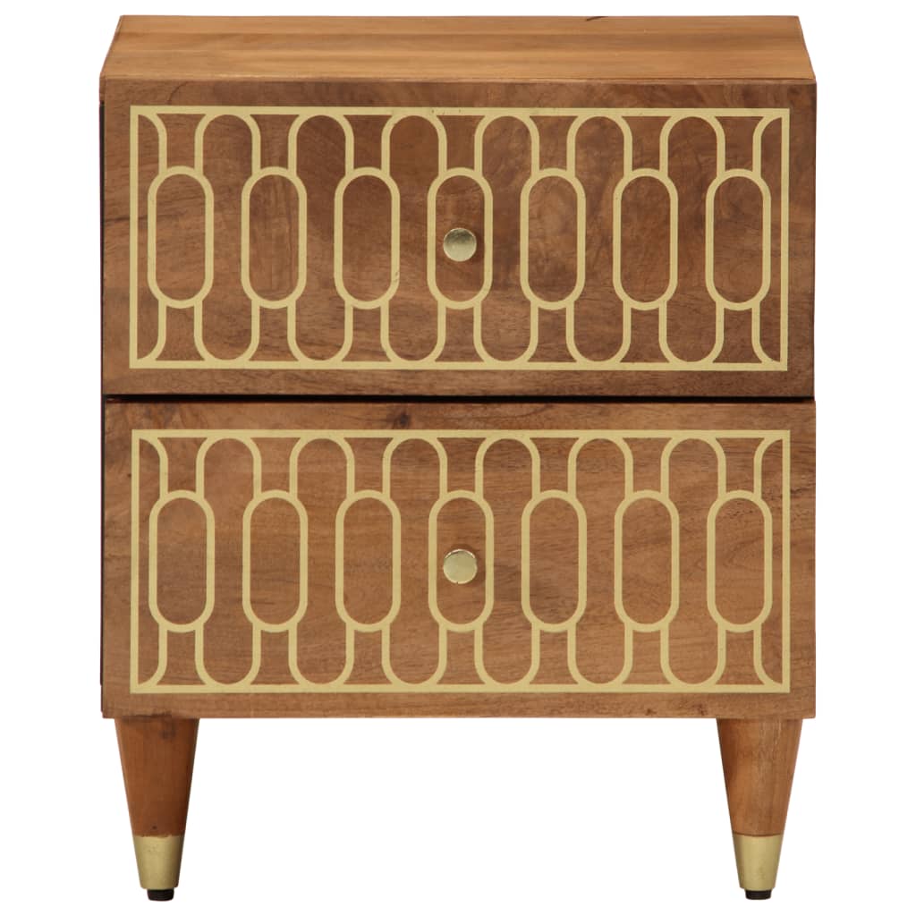Nightstand 40 x 33 x 46 cm Solid Mango Wood