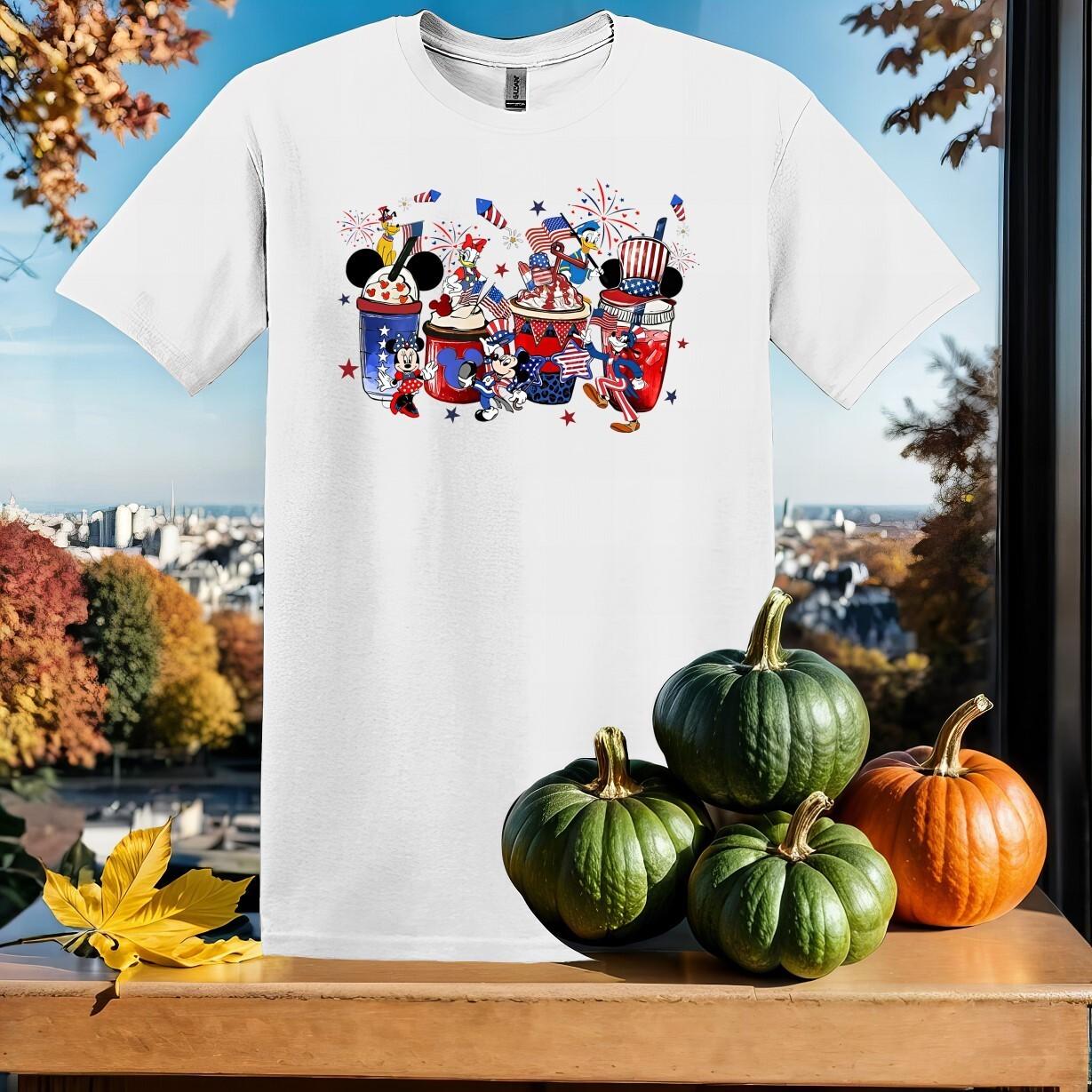 Disney Mickey Mouse Friends T-shirt T shirt Men Women Unisex Tshirt SY240 M