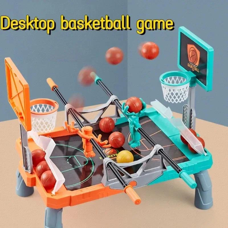 Mini Catapult Finger Basketball Toy, Portable Party Shooting Tabletop Two-player Interactive Game