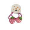 Strawberry Children Hair Scrunchies Korean Style Hair Clip Fruit Hair Rope  Kids