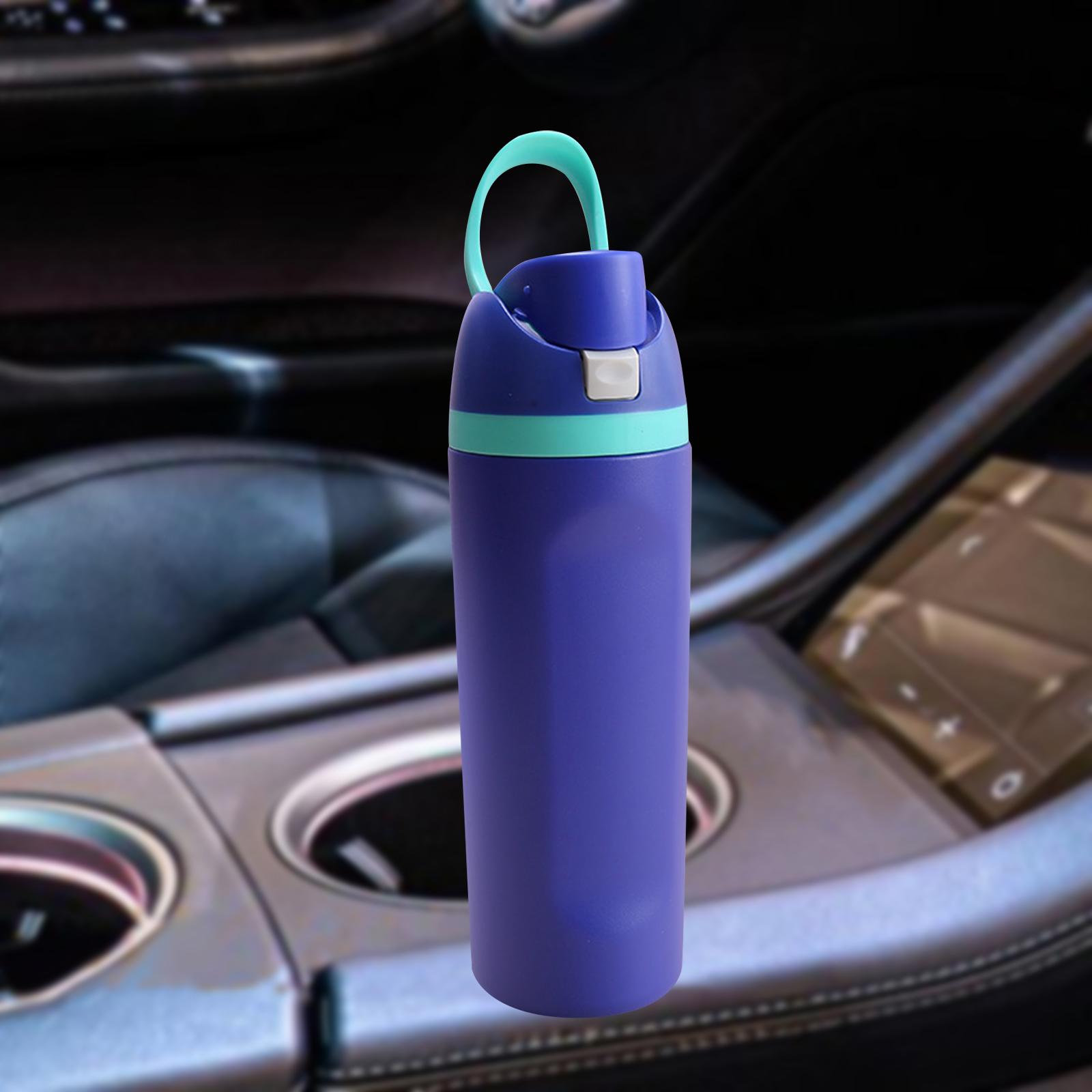 

Изолированная бутылка для воды 600 мл Аксессуары для спорта на открытом воздухе в офисе синий