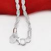 925 Silver Twisted Rope Bracelet 4MM Unisex Chain Fashion Jewelry for Women Men High Quality Durable
