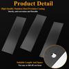 3 ks Push Door Plate 15X3,5" Nerezová ocelová deska pro tlačení dveří, Nášlapná deska dveří, Kovová deska na ochranu dveří s 1