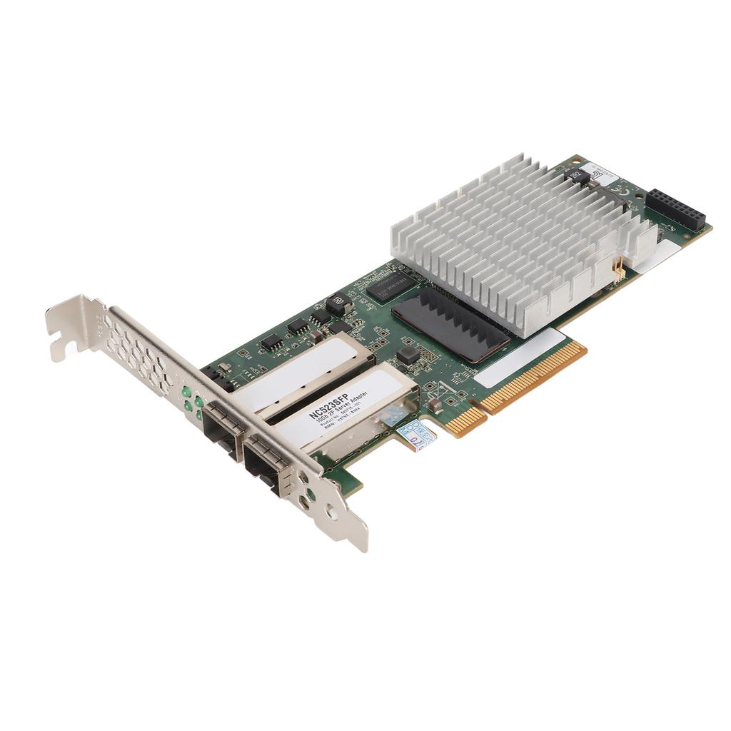 Server Adapter 10GB 2 SFP Ports PCI Express X8 Plug and Play LED Indicator PCIe Network Card for ProLiant DL360e DL360p
