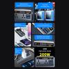 Car Inverter Power Adapter 12V/24V To Dc220V 200W Converter Multi Charger Socket Qc3.0 Usb Pd Type-C Fast Charging Car Inverter