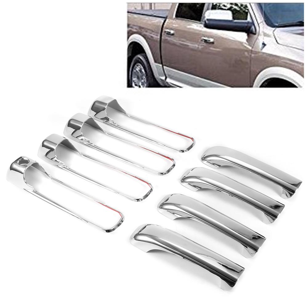 Car Electroplate Door Handle Cover Trim Replacement Fits for Dodge Ram 1500 20092015