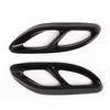 2Pcs Car Exhaust Tip Muffler Pipe Cover 4 Outlet Tail Pipe Rear Diffuser Cover for Mercedes Benz A/C/E/B/GLC/CLA/CLS Class