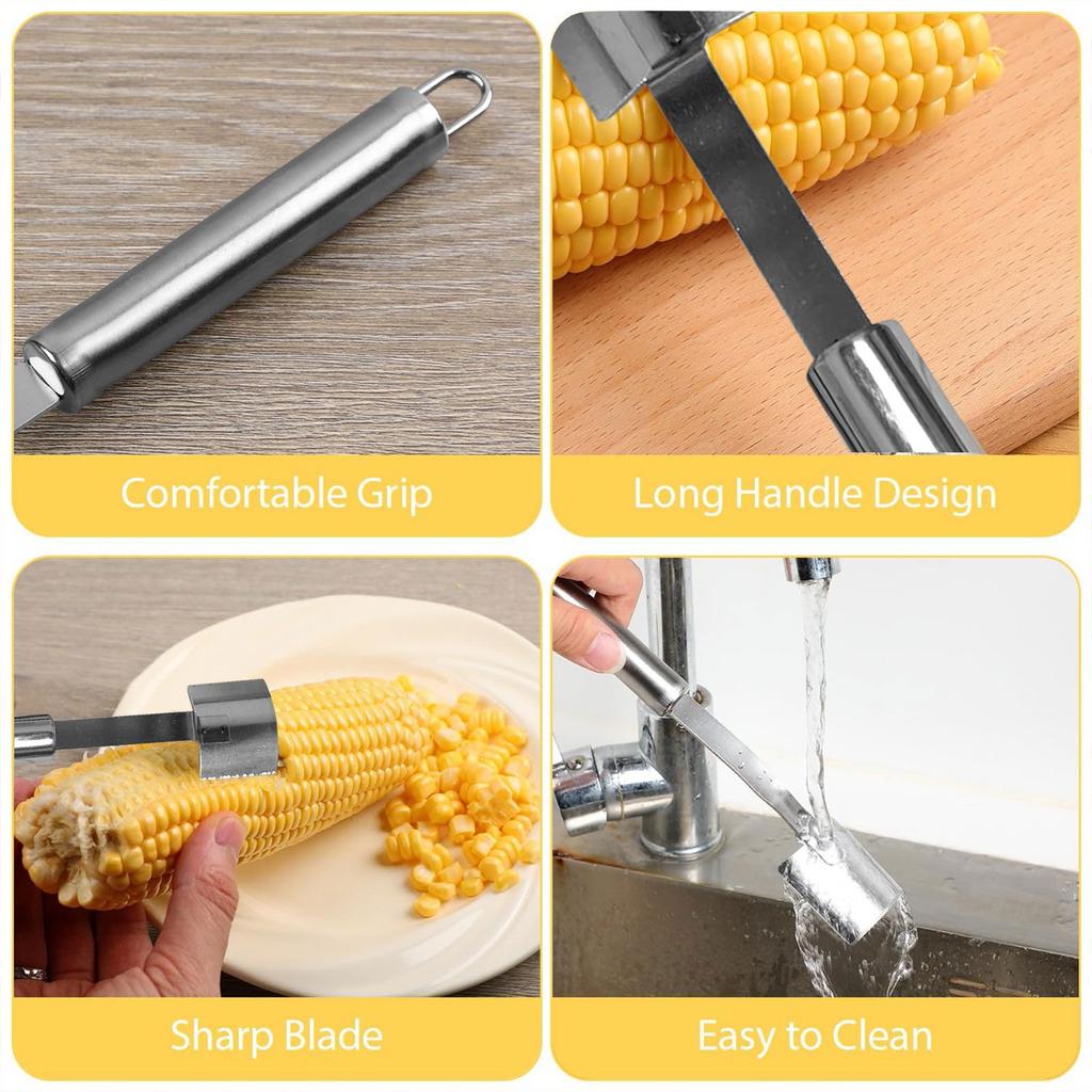 Praktická škrabka na kukuřičné klasy Kráječ kukuřice