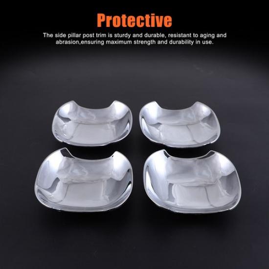 Silver Car Exterior Door Handle Bowl Protector for Toyota LC250 2024+
