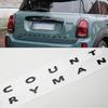 3D ABS Black Clubman Logo Countryman Emblem Letters Sticker Car Trunk Badge