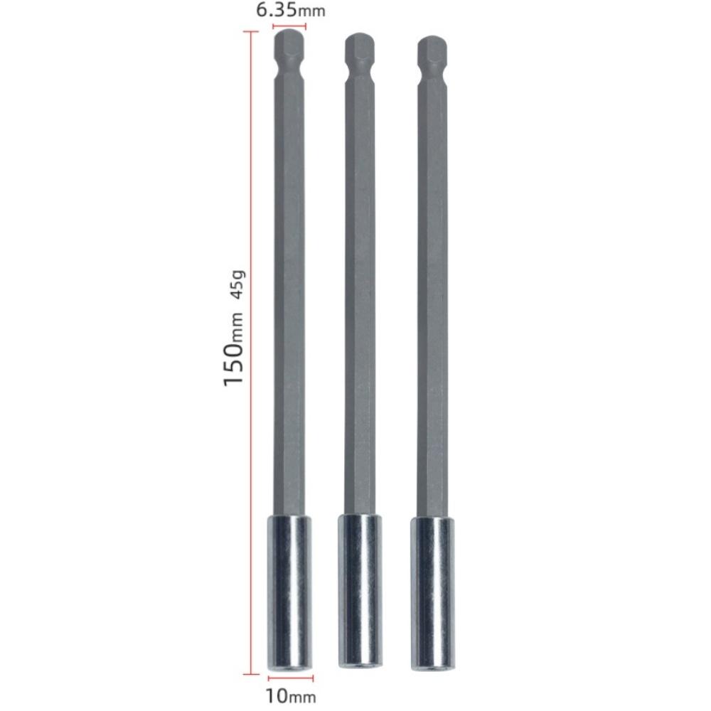 20-1PCS Hex Shank Drill Bit 60MM-150MM Magnetic Screwdriver Extended Link Screwdriver Head Holder Kit Rotary Tool Accessories
