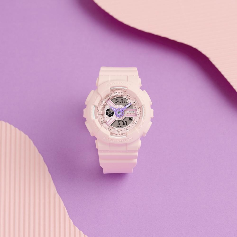 Casio Baby G Soft Color Pink Ba 110ah 4ajf