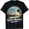 Santa Monica Pier Kalifornien Retro Strand Souvenir T-Shirt