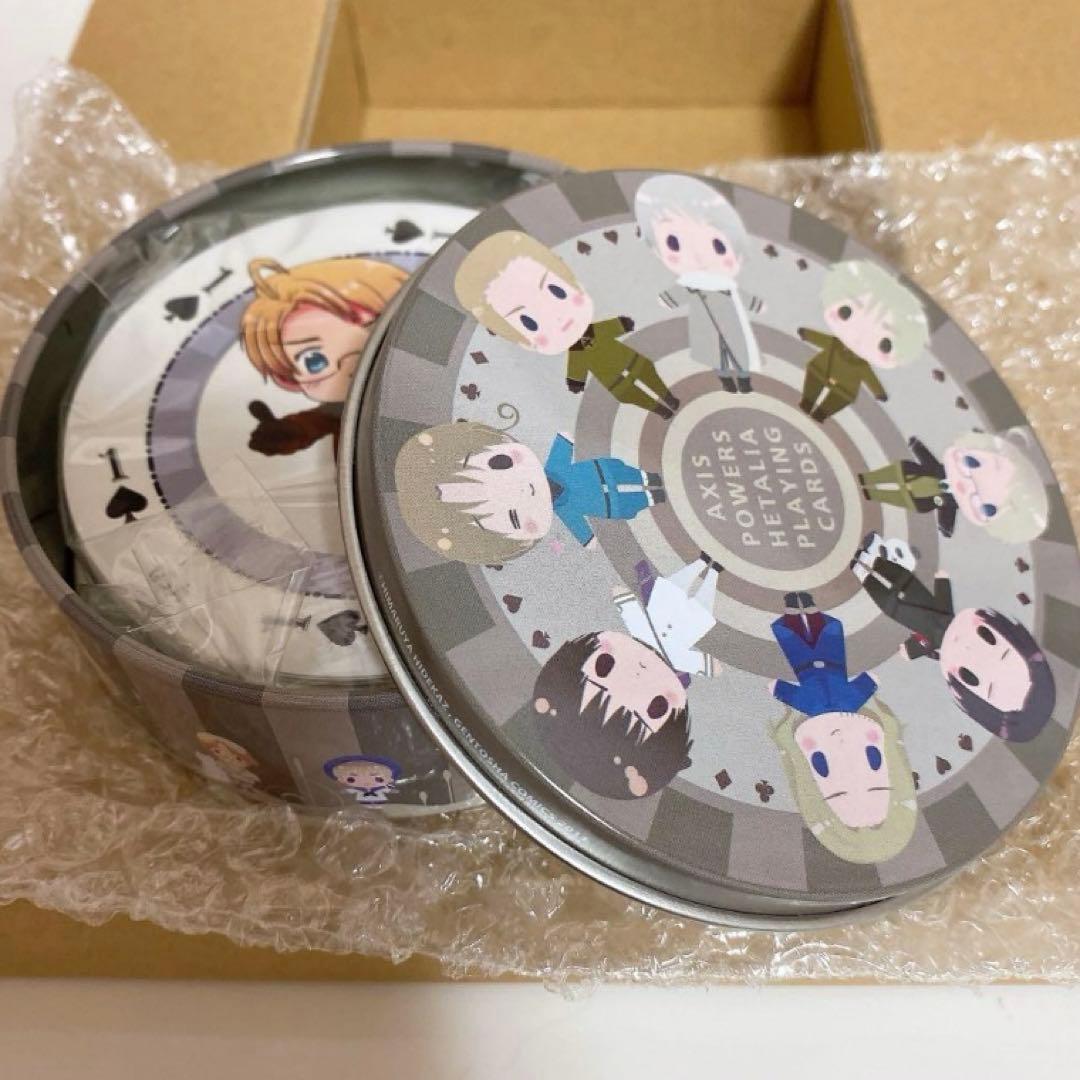 

[USED] Rare Hetalia Tinned Playing Cards ArteStella Bonus