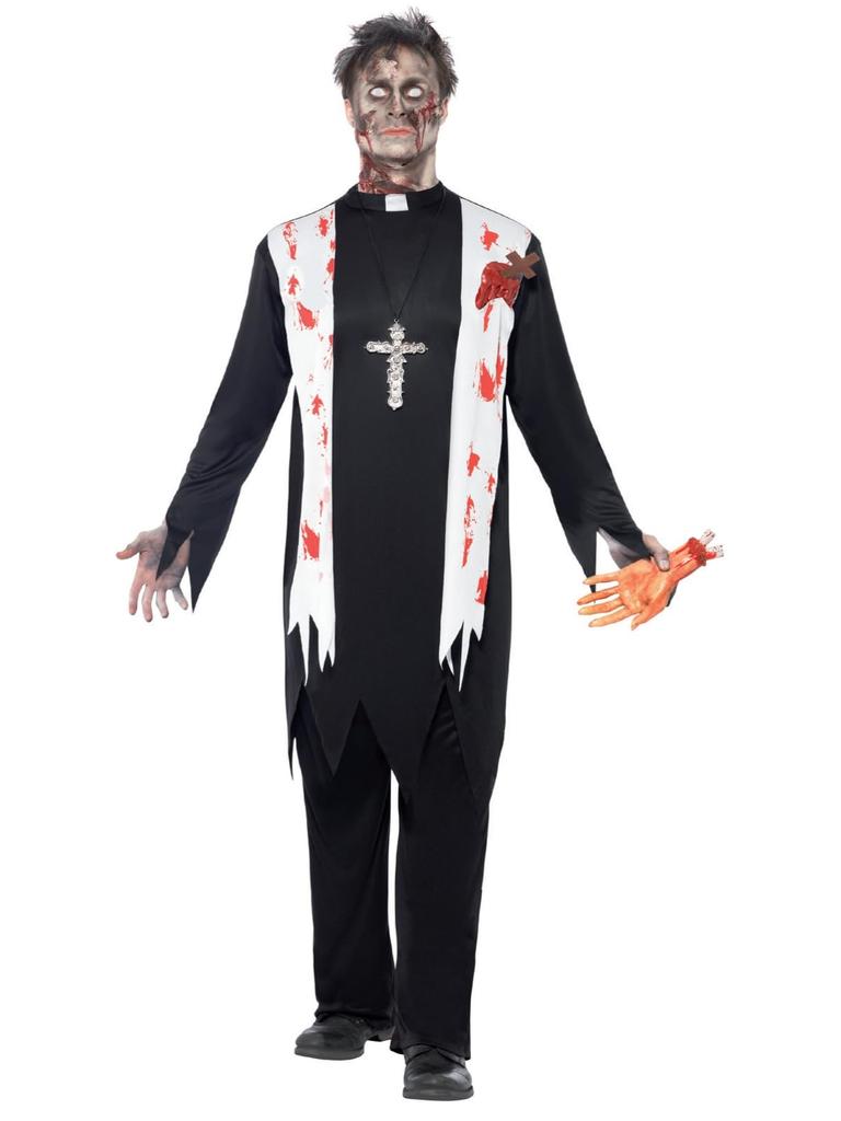 Zombie Priest Adult Size M