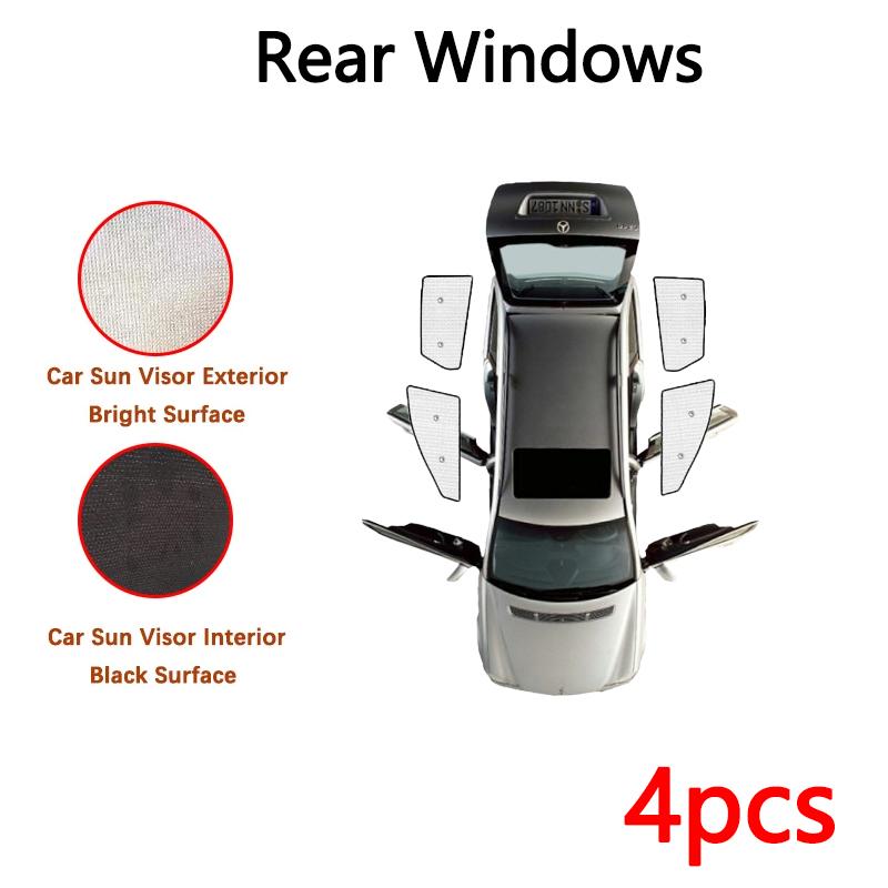 Car Full Covers Sunshades For Toyota RAV4 LWB Vanguard XA30 2006-2012 Protector Window Anti-UV Sun Parasol Window Accessories