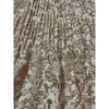 Lily Brown Champagne Gold Lace Embroidery Pleated Skirt