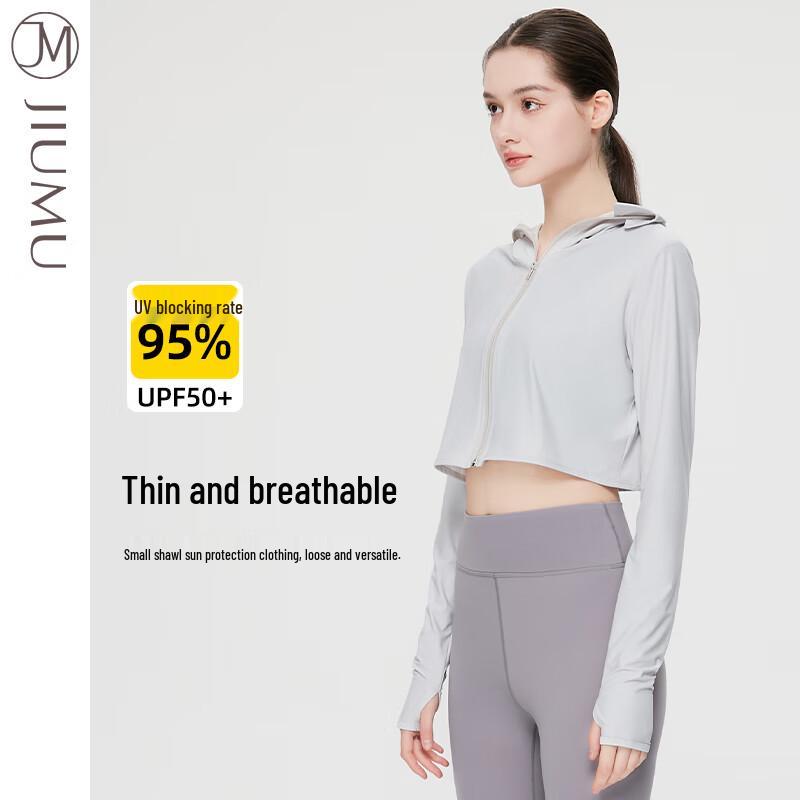 JIUMU Women s UPF 50+ Ice Silk Sun Protection Hoodie One Size