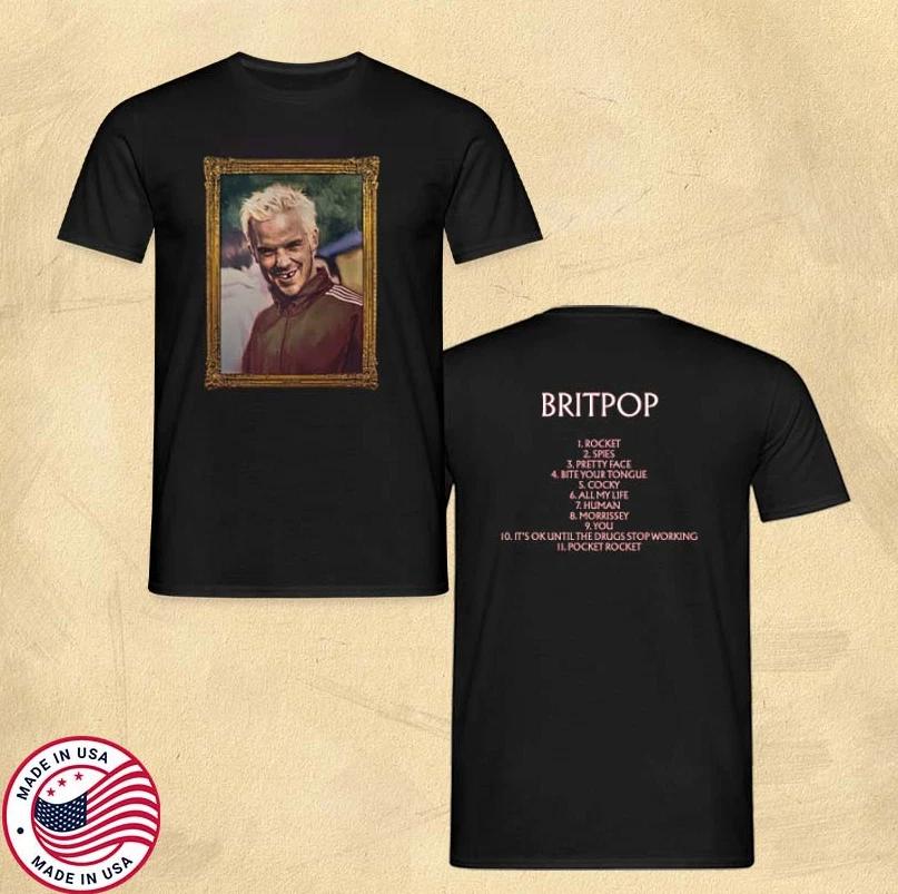 Robbie Williams – Britpop Album Official Limited Edition Music Merch T-Shirt L