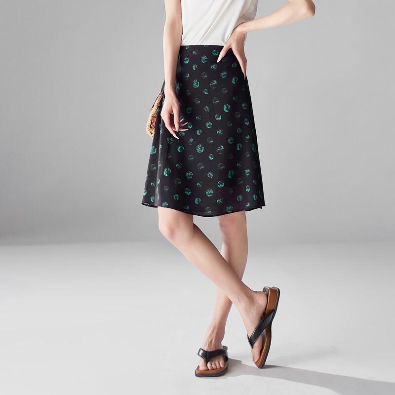 

SOFSIL 2026 Summer Women s Silk A-Line Mini Skirt M