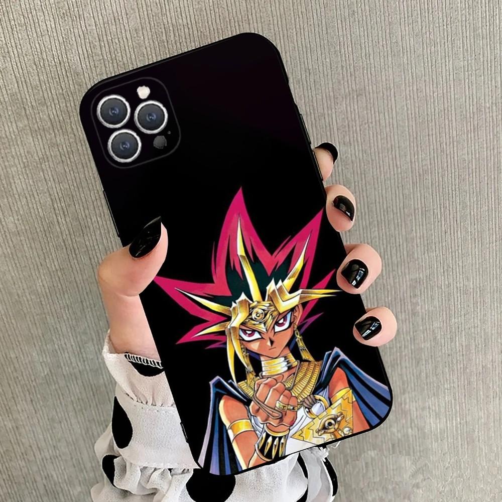 Game Yu-Gi-Oh Phone Case For iPhone 15,14,13,12,11,Plus,Pro Max,XS,X,XR,SE,Mini,8,7 Soft Silicone Black Cover