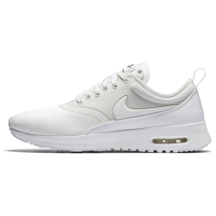 Nike Air Max Thea Ultra Premium Fabric Synthetic Leather Comfortable Versatile Low-Top Lifestyle Casual Shoes Women sneaker Pure-White 848279-100