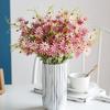 2 Pcs Simulated Flowers Bunch Artificial Daisies with Flexible Stem Weatherproof Fake Flowers for Vase Garden Home Decor Spring Summer Decoration