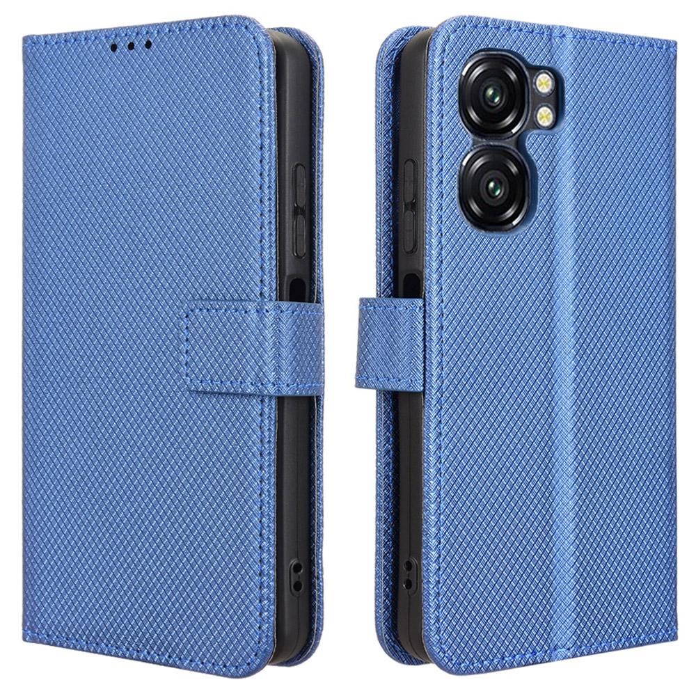 Dla Oukitel C58 Pro/C58 Etui Skóra PU Tekstura diamentowa Portfel Pokrowiec na telefon