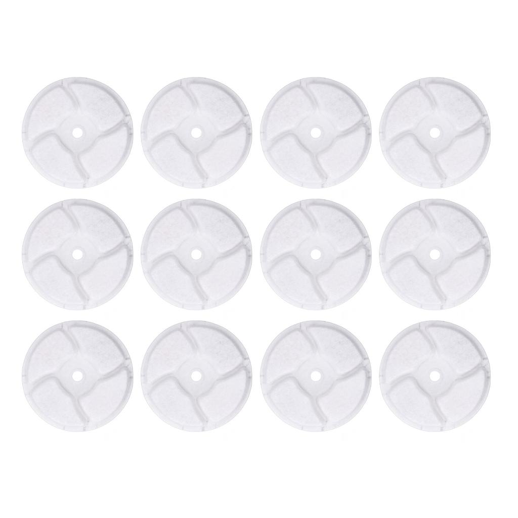12Pcs Pet Water Fountain Filter Replacement Activated Carbon Ion Exchange Resin Efficient Filtration