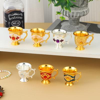 Metal Cup, Home Tea Cup, Creative Retro Handle Cup