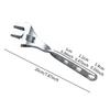 Adjustable Wrench Utility Multipurpose Heavy Duty Monkey Wrench Hand Tool for Workshop Garage Home Professional Use DIY Projects