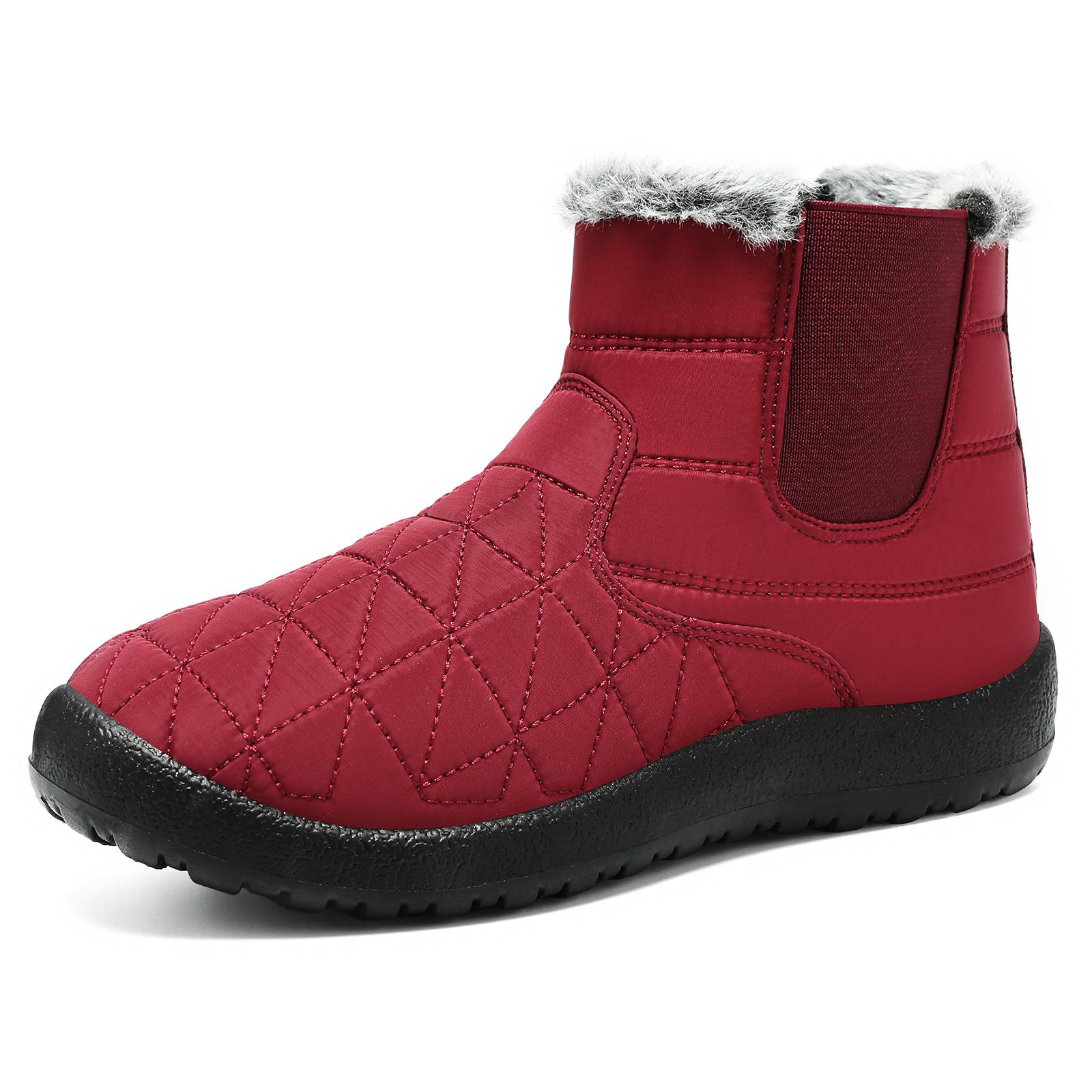 

For Men And Women In Winter With Added Fleece And Thickened Cotton Boots Polyurethane Cozy And Casual Light Snow Boots In Winter Cotton Shoes 37
