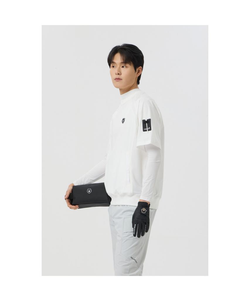Goldeunbeeo Stretchable Nylon Crewneck Sweatshirt_G4Tam25221Whx