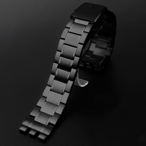ZHUOLEI Replacement Stainless Steel Metal Watch Strap for Swatch 19mm and 21mm Watches (Includes 3 Spring Bars, Removal Tool, and Box)