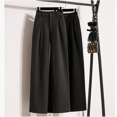 DIMANAF 2024 Plus Size Autumn Winter Women New Loose Trousers Solid Harem High Waist Basic Casual Pants Long Pants