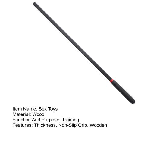 Wooden BDSM Teaching Cane Multi-Thickness Tool for Sensation SM Spanking Play Smooth Polished Surface & Anti-Slip