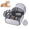 Cat Playpen Dog Playpen Cat House Tent Foldable Enclosure House Interactive Toys Exercise Playground for Kitten Puppy