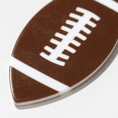European and American Trendy New Acrylic Water Drop Earrings, Basketball and Football Earrings