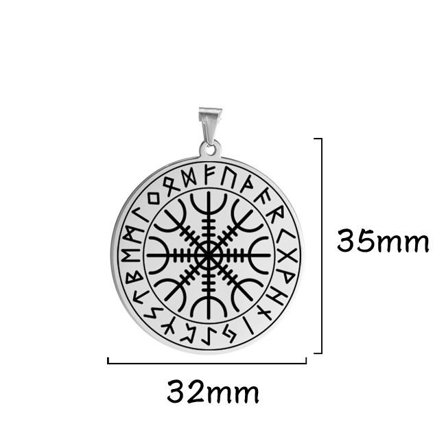 Dawapara Seven Archangels Sigil Charm DIY Accessories Pendant for Necklace Archangels Sigil Pendants Magic Amulet Protection