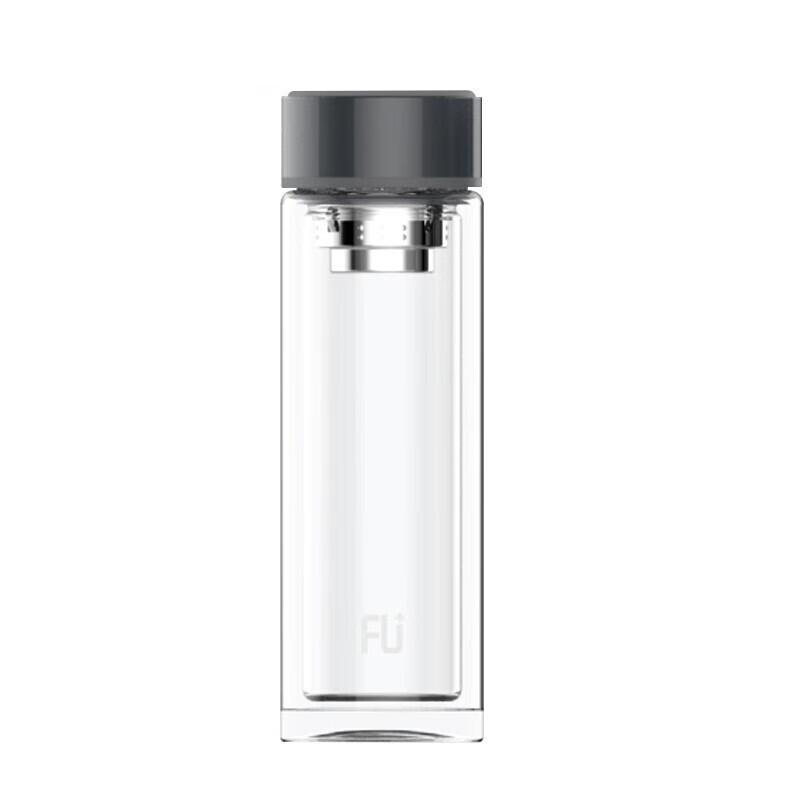 FUGUANG FU+ Double Wall Glass Tea Infuser Bottle