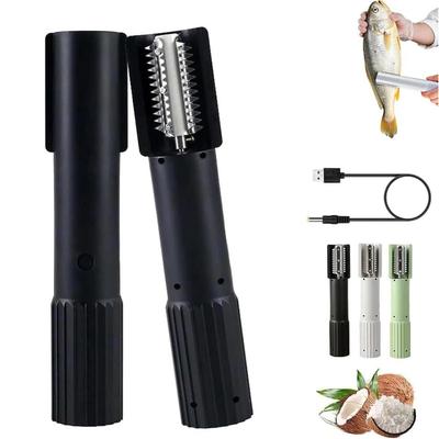 Wireless Electric Fish Scale Remover Stainless Steel Waterproof Fish Scaling Tool Anti-Splash Rotating Seafood Tools