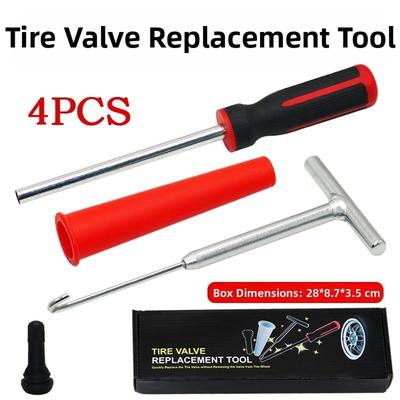 Car Tire Valve Stem Quick Replacement Tool Kit Valve Stem Tool TR413 Valve Stems Tire Repair Tool Car Accessory