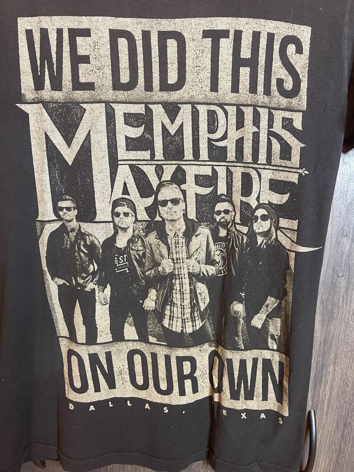 Memphis Mayfire We Did This On Our Own Mens Band Tee Shirt Size Adult Large Unisex T-Shirt XXXL
