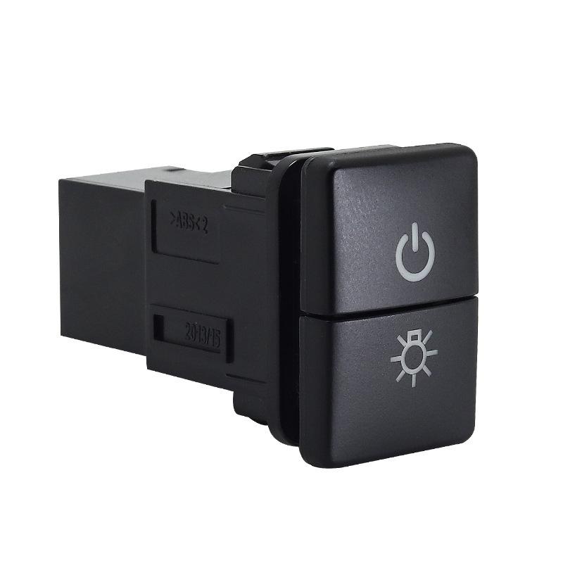 For Suzuki Jimny  Double Button Switch Ignis Spacia Swift Interior Modification Switch  Fog Lamp Tailbox LED Switch Button