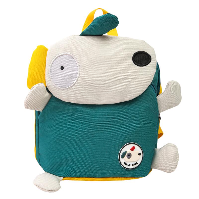 Kindergarten Schoolbag 1-3-5 Years Old Boys And Girls Anti-lost Children Small Backpack Color Contrast Backpack