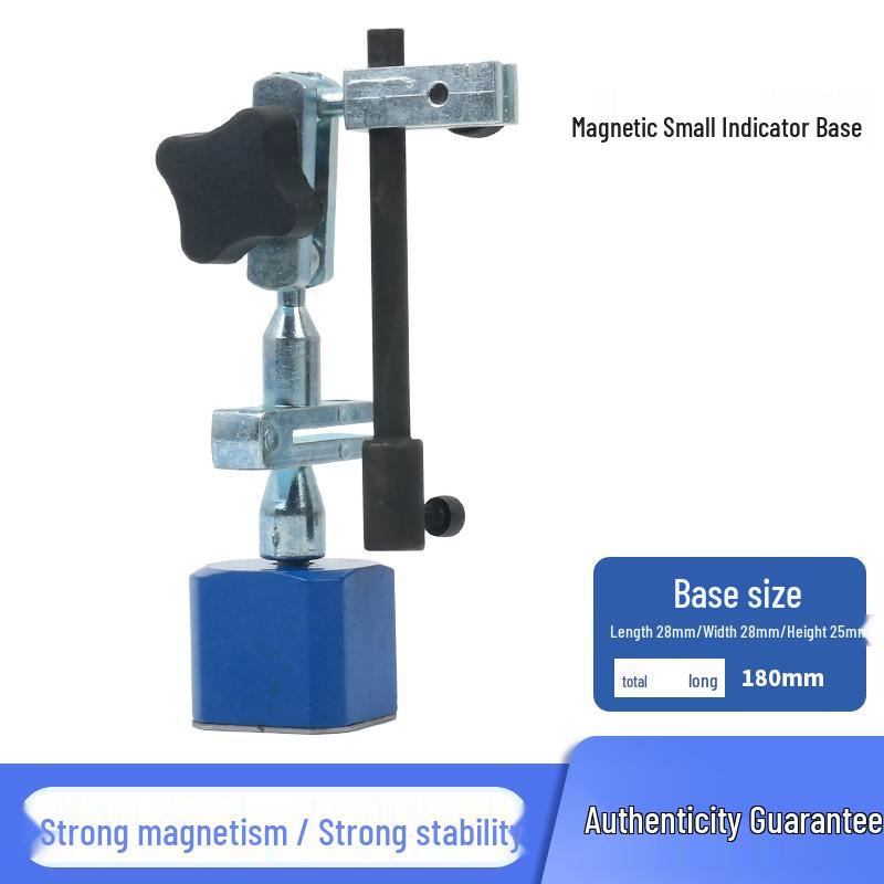 Qifeng Digital Dial Indicator with Magnetic Base, 0-5/0-10mm, 0.01mm Precision Universal Micrometer.