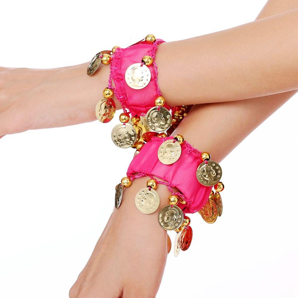 Beaded Belly Dance Cuffs Bracelets Chiffon  Elegant   BFF