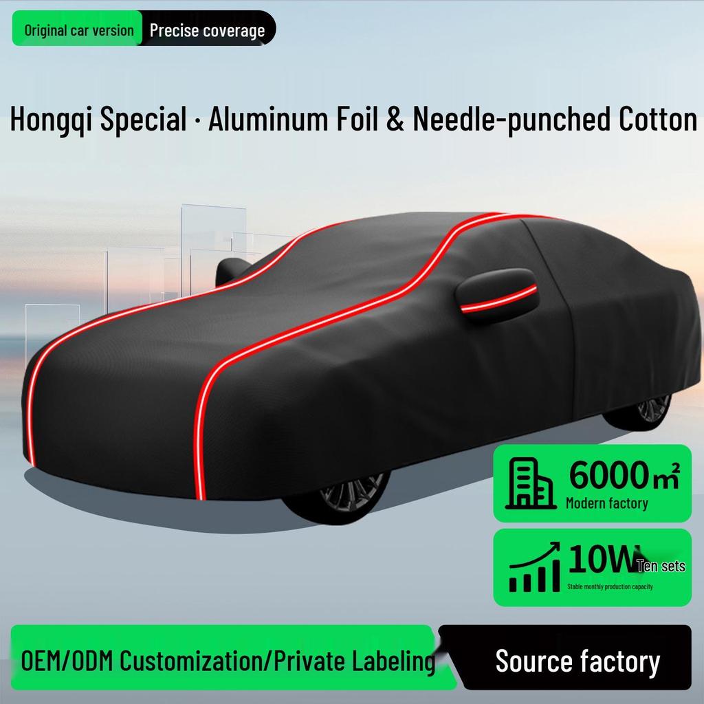 Custom Car Cover for Hongqi Models: E-QM5, H5, H6, H7, H9, HS3, HS7, EH7, Tiangong