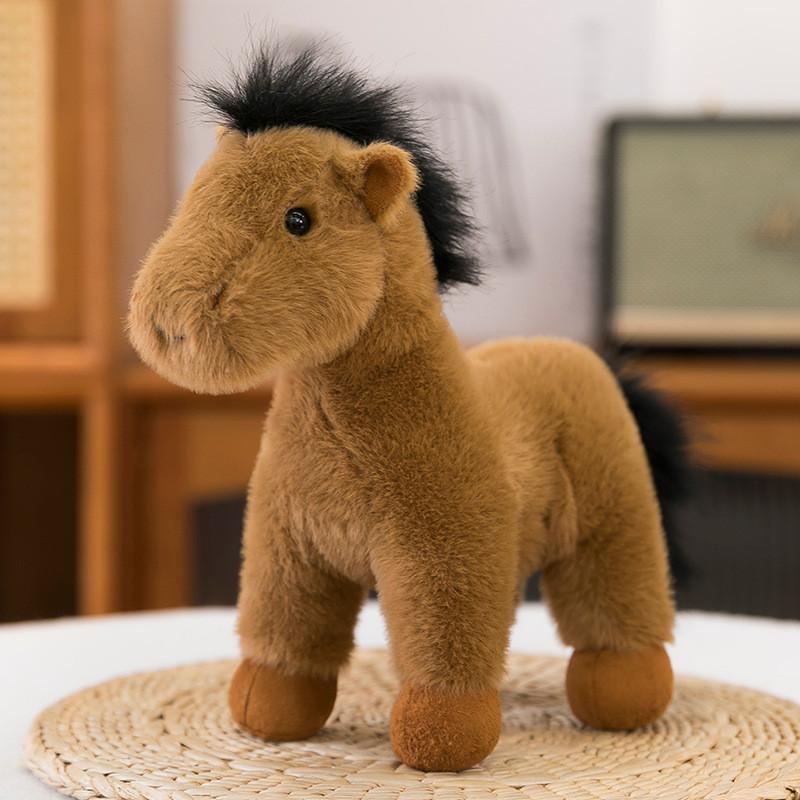 Plush Horse Toy Animal Stuffed Animal Gift For Children Kids Bedroom Decor