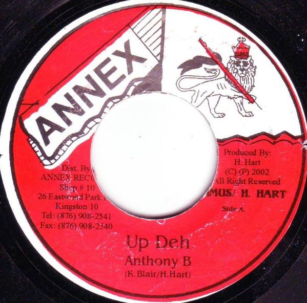 

7inch Record ANTHONY B - Up Deh NONE Annex 2002 Jamaica Reggae, Ska & Dub Used